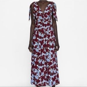 New Zara Maxi Dress Floral